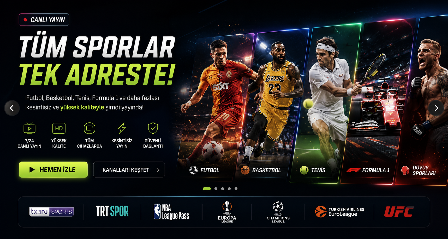 NovaTVV spor kanalları